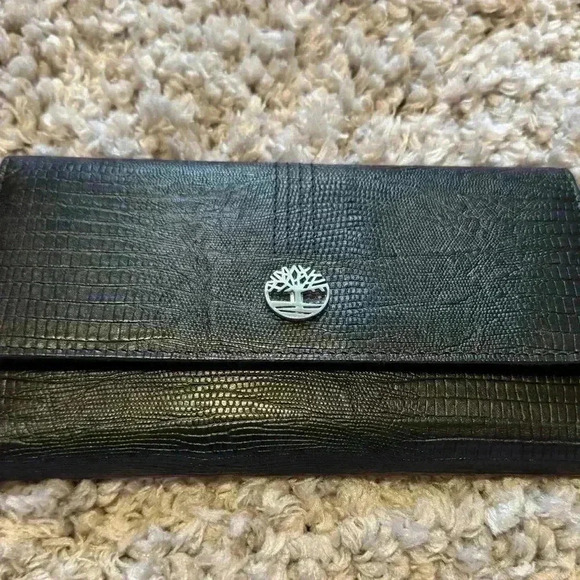 Timberland leather black wallet - Picture 1 of 8